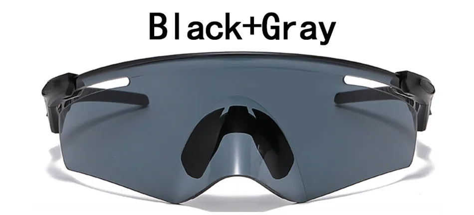 Oversized Sunglasses Men Women Fashion Half Frame Sun Glasses for Men Brand Designer UV400 Sports Driving Goggles Eyewear