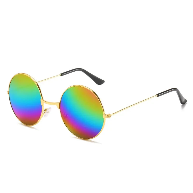 Popular Fishing Leisure Round Metal Men Sunglasses Retro Vintage Sunglasses for Men Women 2022 Fashion Eyewear Sun Glasses UV400