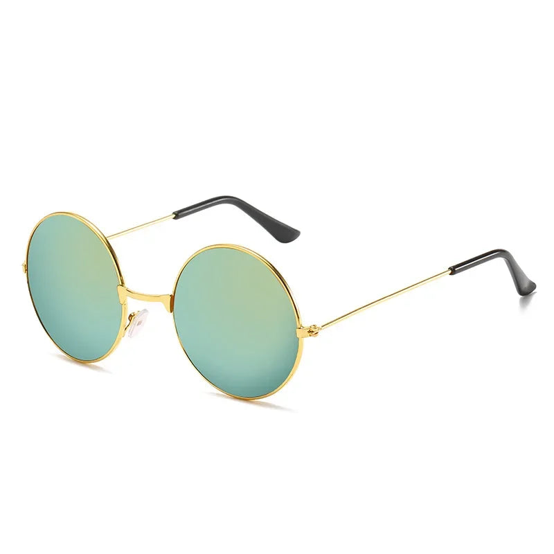 Popular Fishing Leisure Round Metal Men Sunglasses Retro Vintage Sunglasses for Men Women 2022 Fashion Eyewear Sun Glasses UV400
