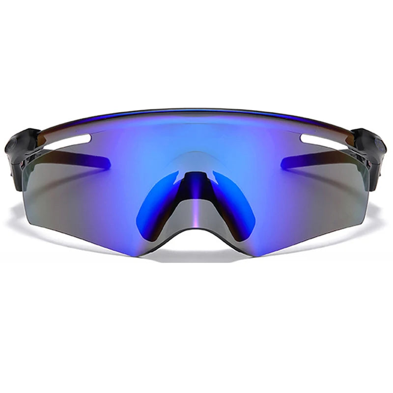 Oversized Sunglasses Men Women Fashion Half Frame Sun Glasses for Men Brand Designer UV400 Sports Driving Goggles Eyewear