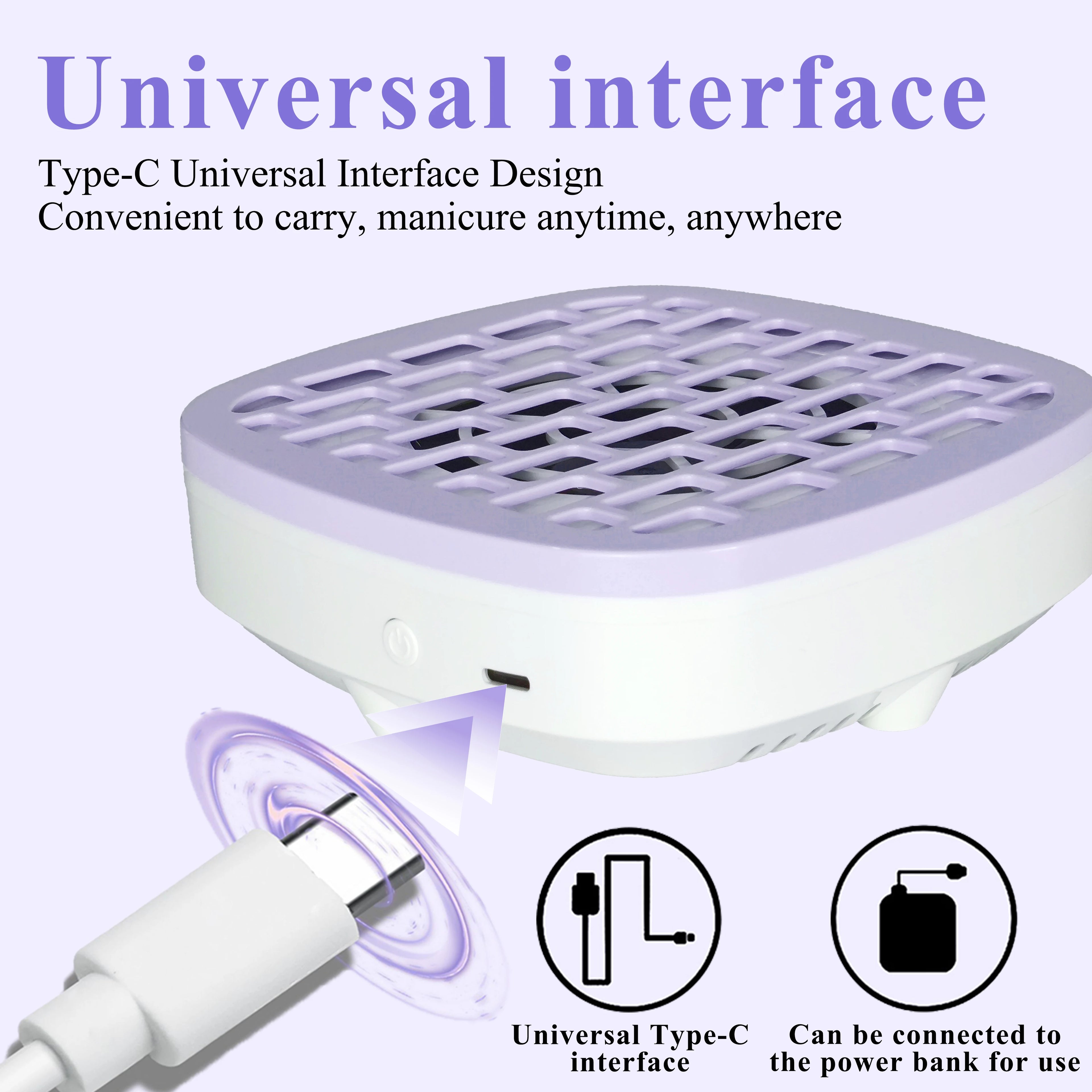 Portable Nail Dust Collector New M3 Mini Nail Vacuum Cleaner Portable Nail Dust Machine Low Noise Nail Removal Vacuum Cleaner