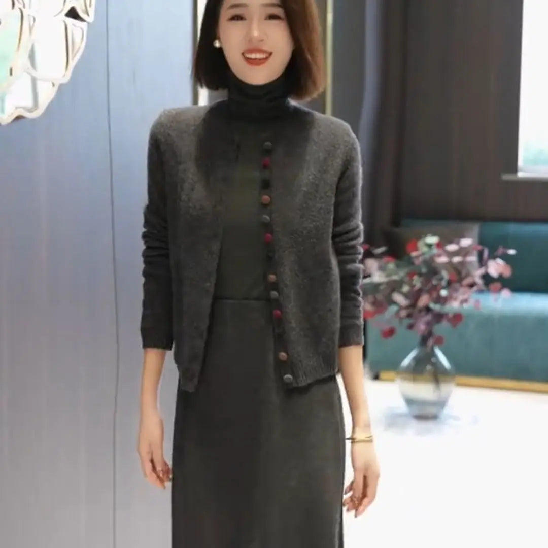 Thin Cardigan Sweaters for Women Clothing Autumn Fashion Clothes Basic Coat Women Jacket Casual Outerwear Streetwear Knit Tops