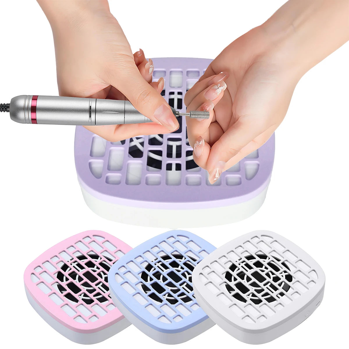 Portable Nail Dust Collector New M3 Mini Nail Vacuum Cleaner Portable Nail Dust Machine Low Noise Nail Removal Vacuum Cleaner