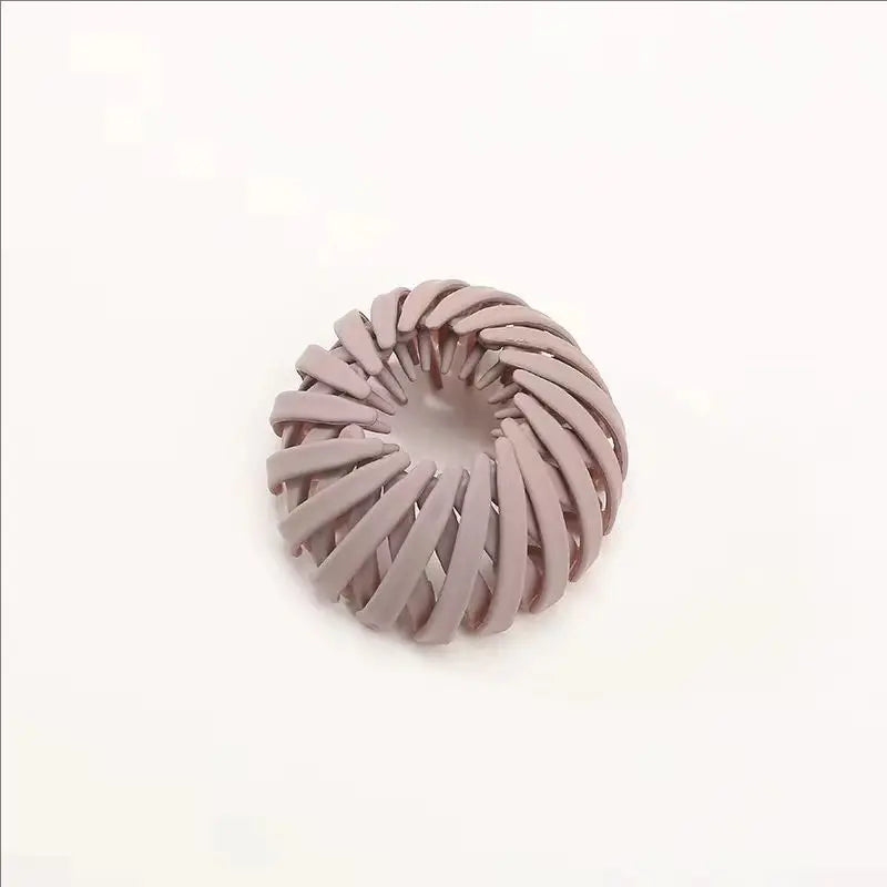 Ponytail Hair Rings Clips Clips Women Bird Nest Shaped Hair Hairpin Simple Magic Lazy Braider Tool Women Hair Accessories