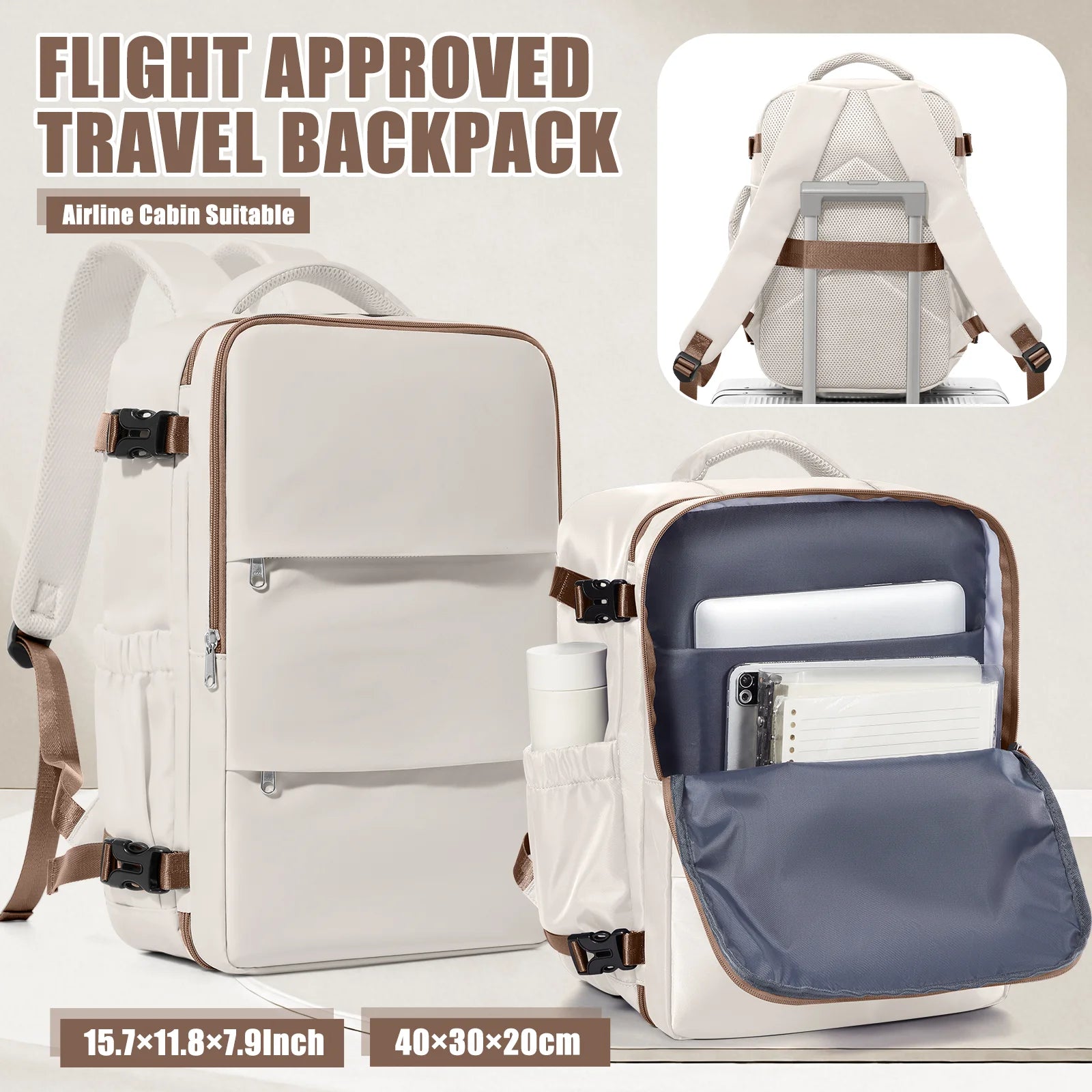 Ryanair 40x30x20 Travel Backpack Wizzair Cabin Airplane Suitcases Cabin Hand Luggag Bags  Waterproof Backpack Laptop Packbag