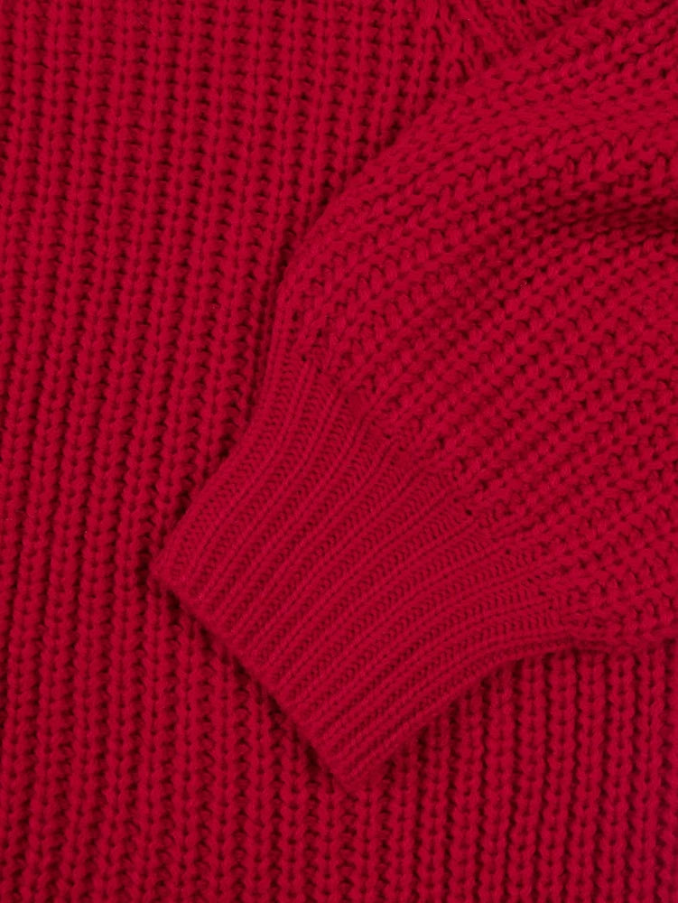 Simple and Versatile Round-neck Cardigan Fashionable Wool Coat For Women Lnstagram-inspired Solid Colour