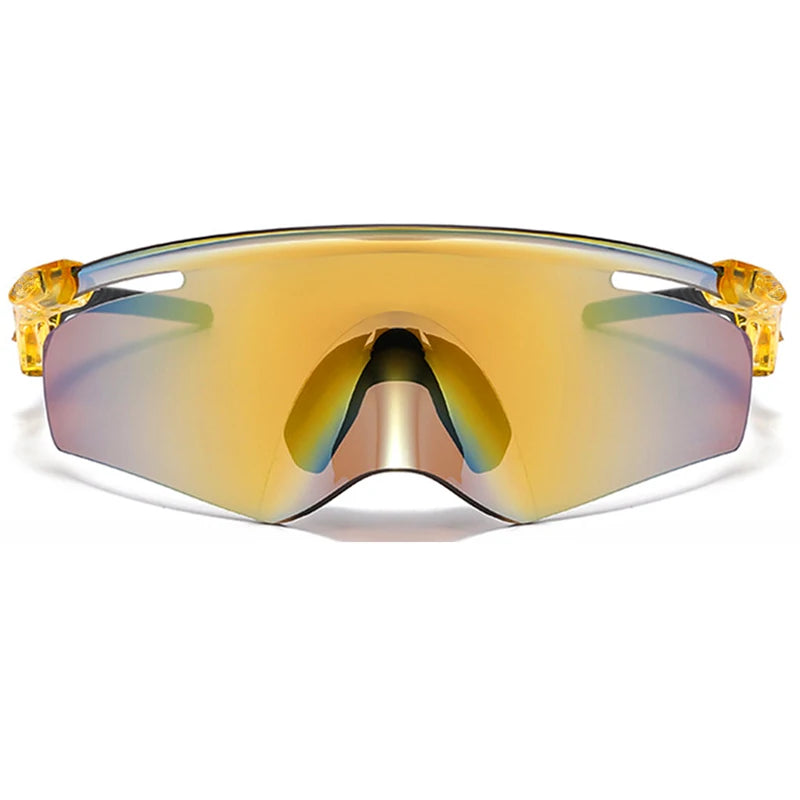 Oversized Sunglasses Men Women Fashion Half Frame Sun Glasses for Men Brand Designer UV400 Sports Driving Goggles Eyewear