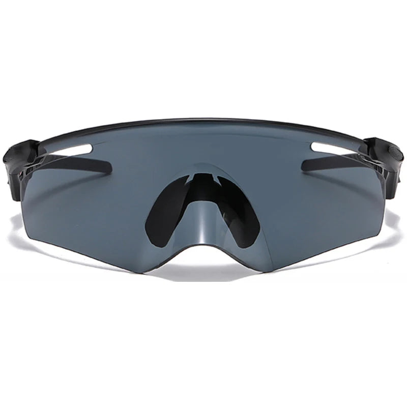 Oversized Sunglasses Men Women Fashion Half Frame Sun Glasses for Men Brand Designer UV400 Sports Driving Goggles Eyewear