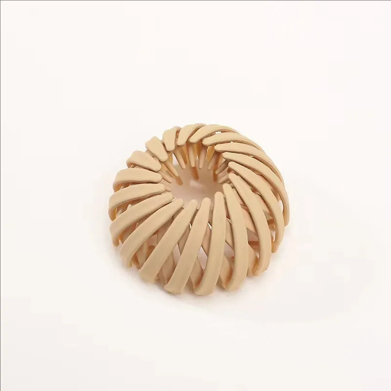 Ponytail Hair Rings Clips Clips Women Bird Nest Shaped Hair Hairpin Simple Magic Lazy Braider Tool Women Hair Accessories