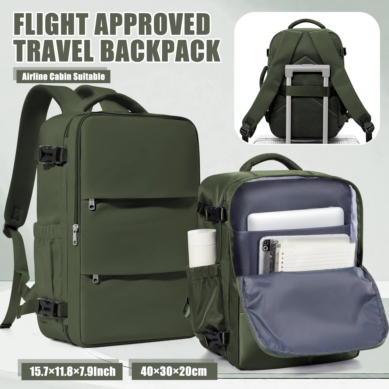 Ryanair 40x30x20 Travel Backpack Wizzair Cabin Airplane Suitcases Cabin Hand Luggag Bags  Waterproof Backpack Laptop Packbag