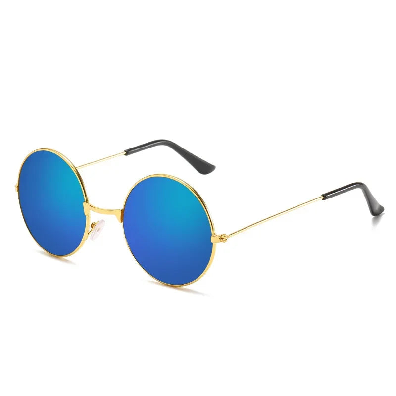 Popular Fishing Leisure Round Metal Men Sunglasses Retro Vintage Sunglasses for Men Women 2022 Fashion Eyewear Sun Glasses UV400