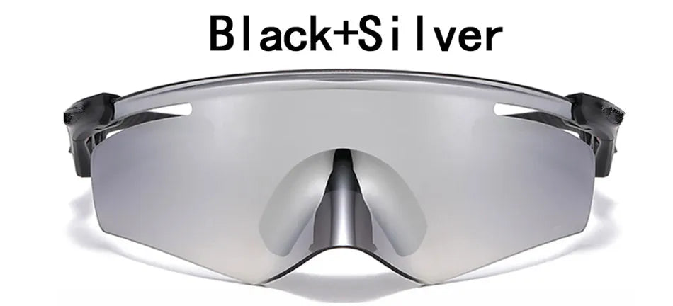 Oversized Sunglasses Men Women Fashion Half Frame Sun Glasses for Men Brand Designer UV400 Sports Driving Goggles Eyewear