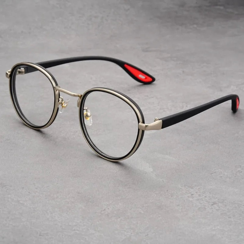 Vintage designer outdoor sunglasses Men Round Fashion Plastic Titanium High Quality Sun Glasses Man UV Protection glasses woman