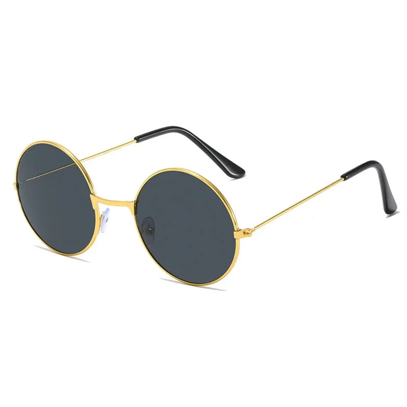 Popular Fishing Leisure Round Metal Men Sunglasses Retro Vintage Sunglasses for Men Women 2022 Fashion Eyewear Sun Glasses UV400