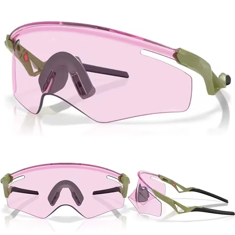 Oversized Sunglasses Men Women Fashion Half Frame Sun Glasses for Men Brand Designer UV400 Sports Driving Goggles Eyewear