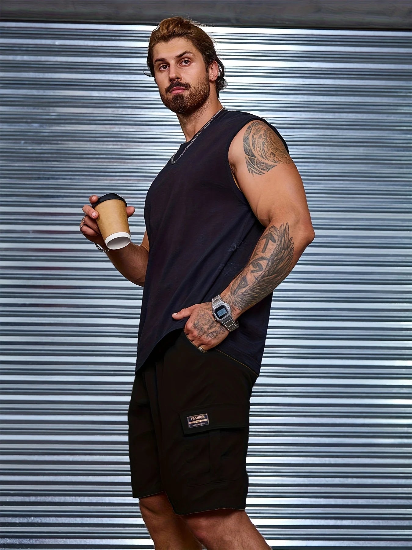 US Plus Size Cargo Shorts Men's Fashion Summer Ins Casual Big Size Pants Students Trend Port Wind Gym Pants Outwear Men Shorts