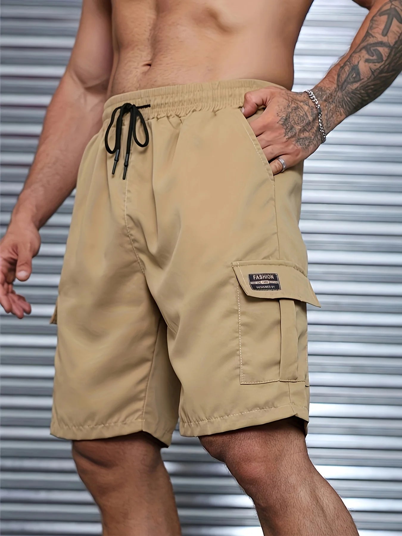 US Plus Size Cargo Shorts Men's Fashion Summer Ins Casual Big Size Pants Students Trend Port Wind Gym Pants Outwear Men Shorts