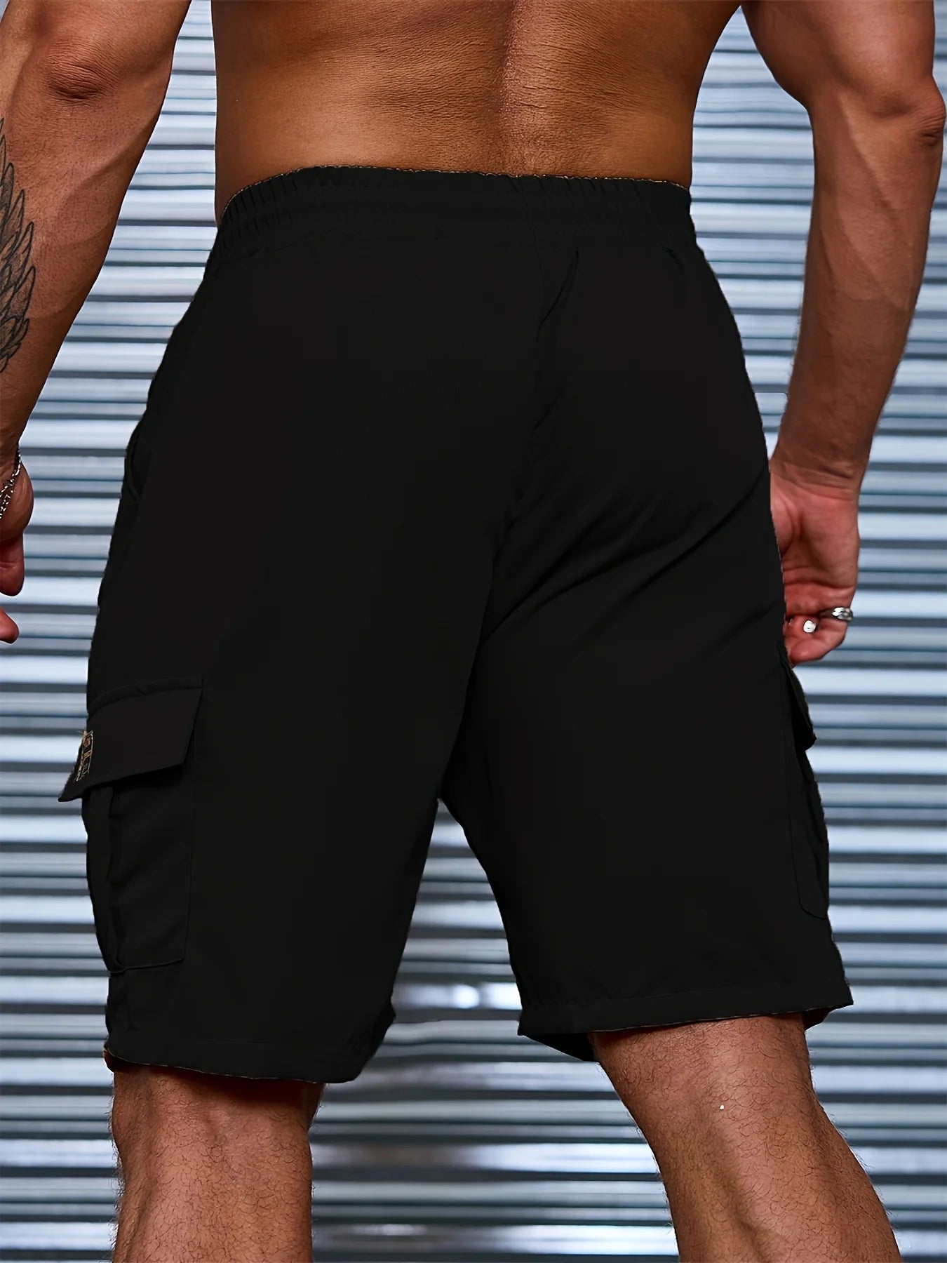 US Plus Size Cargo Shorts Men's Fashion Summer Ins Casual Big Size Pants Students Trend Port Wind Gym Pants Outwear Men Shorts