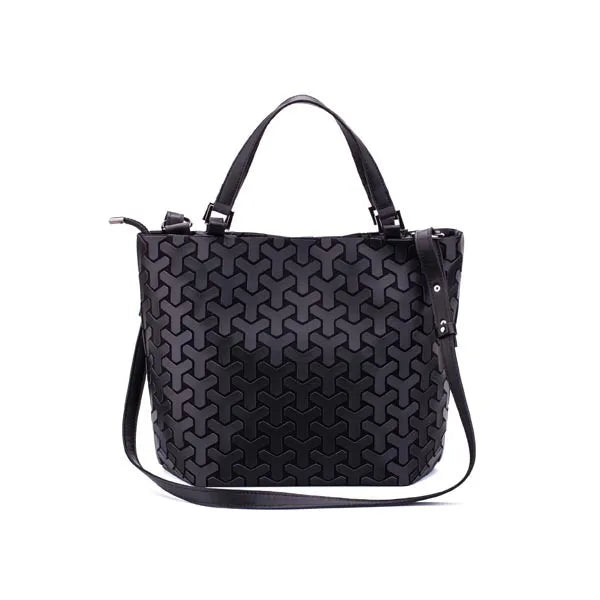 ladies Luminous  bag geometric bags for women 2024 Quilted Shoulder Bags Laser Plain Folding female Handbags bolsa feminina