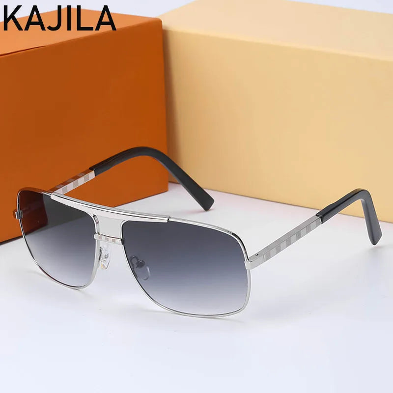 Vintage Square Men Sunglasses Brown 2025 Luxury Brand Retro Classic Sun Glasses For Man UV400 Oculos De Sol Masculino Wholesale