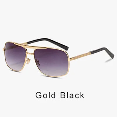 Vintage Square Men Sunglasses Brown 2025 Luxury Brand Retro Classic Sun Glasses For Man UV400 Oculos De Sol Masculino Wholesale