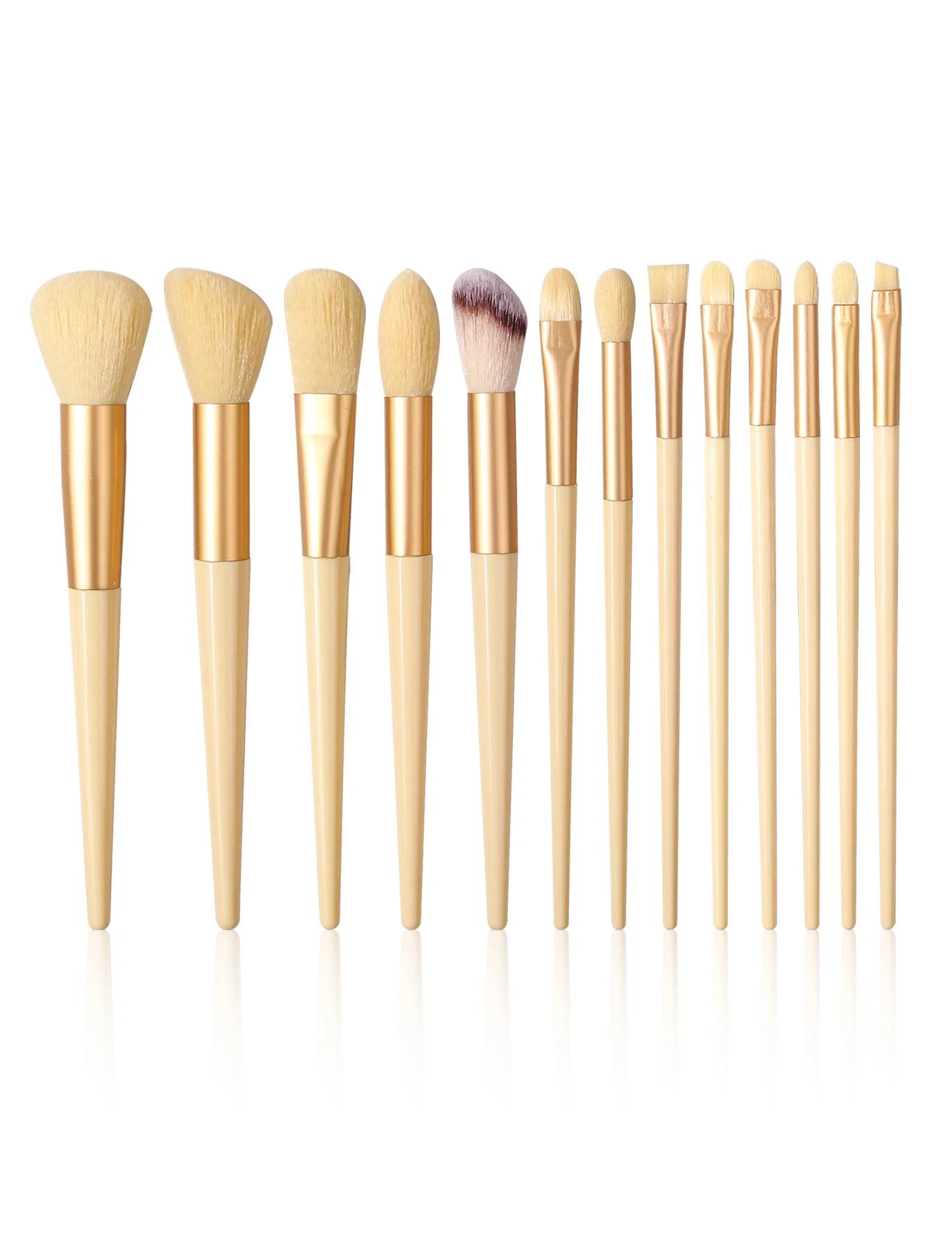 6/13/14/20PCS High-quality makeup brush set, multi-functional facial brush set & soft powder puff set & portable storage bucket
