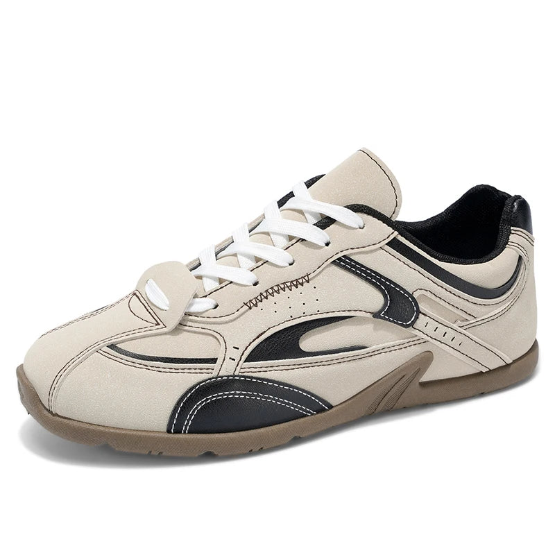 Skate Shoes For Skateboarding Man Suede Leather Trainers Rubber Sole Sport Sneake Walking Casual Leisure Skateboard Retro Trend