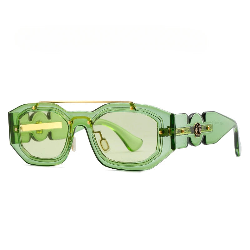 Men and Women Square Sunglasses Vintage Unisex Eyewear Glasses Hot Sale New Arrival Popular Luxury Brand Designer Glasses