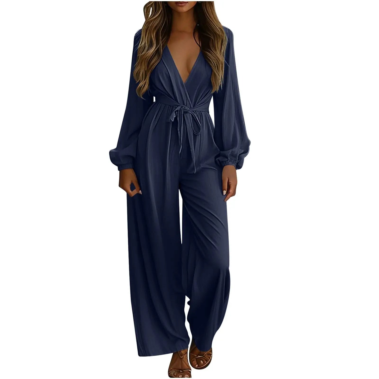 Winter Ladies' Fashionable Comfortable Breathable Solid Color Casual Jumpsuit Suitable For Parties Casual Daily Wear