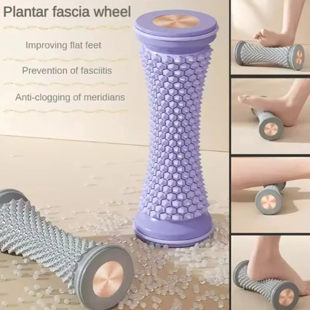 1PCS Hot Sale Foot Massage Roller Portable Plastic Manual Foot Massager For Yoga Fitness Recovery Plantar Fascia Muscle Relief