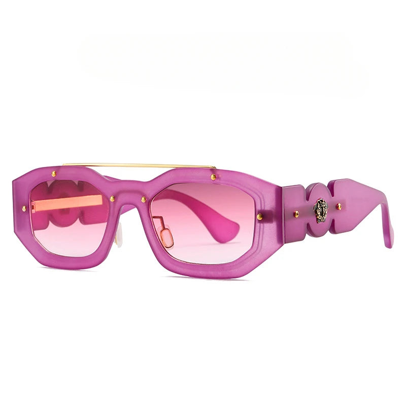 Men and Women Square Sunglasses Vintage Unisex Eyewear Glasses Hot Sale New Arrival Popular Luxury Brand Designer Glasses