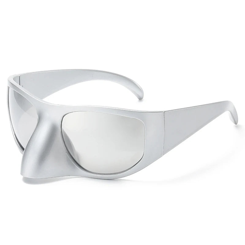 Y2K Luxury Brand Designer Oversized Bird Nose Masked Sunglasses Women For Men 2023 Trend Sun Glasses Vintage Fashion Goggles