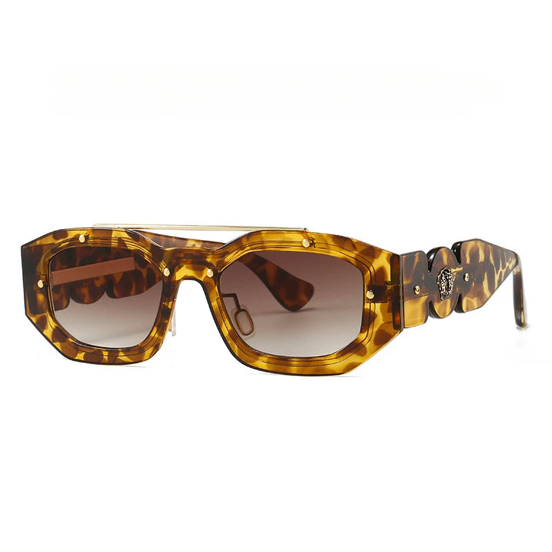 Men and Women Square Sunglasses Vintage Unisex Eyewear Glasses Hot Sale New Arrival Popular Luxury Brand Designer Glasses