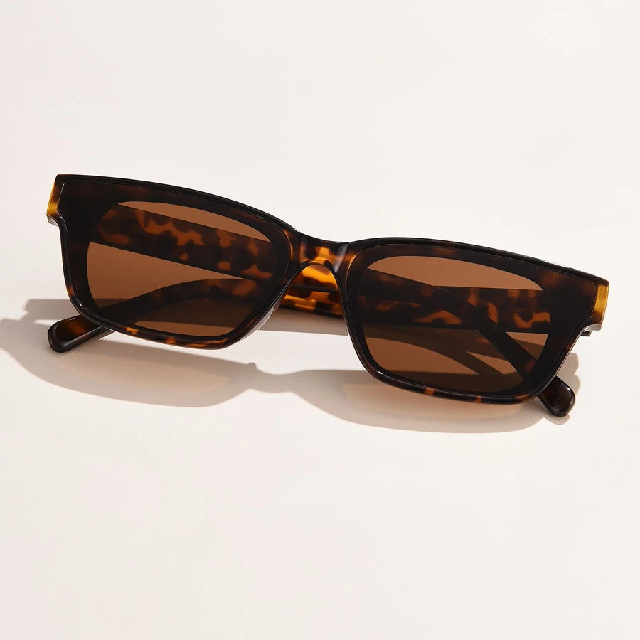 Vintage Small Sunglasses Women Brand Designer Retro Rectangle Sun Glasses Female Ins Popular Colorful Cateye Eyewear UV400