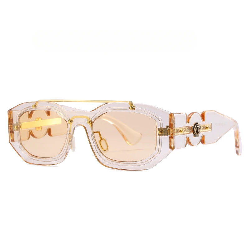 Men and Women Square Sunglasses Vintage Unisex Eyewear Glasses Hot Sale New Arrival Popular Luxury Brand Designer Glasses