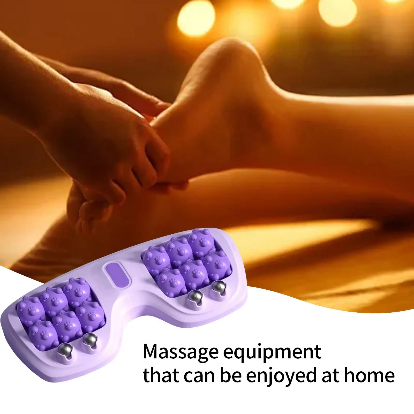 Double Foot Manual Massage Roller Foot Massage Rolling Ergonomic Relieving Tool Exercise Equipment For Women Runners Athletes
