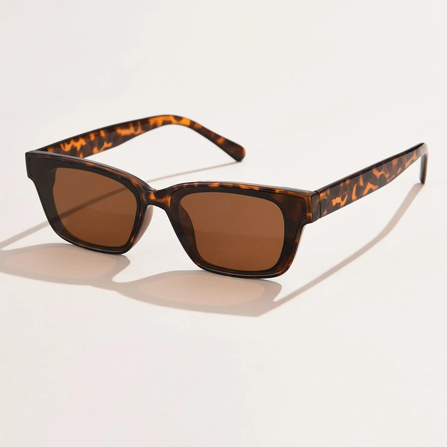 Vintage Small Sunglasses Women Brand Designer Retro Rectangle Sun Glasses Female Ins Popular Colorful Cateye Eyewear UV400