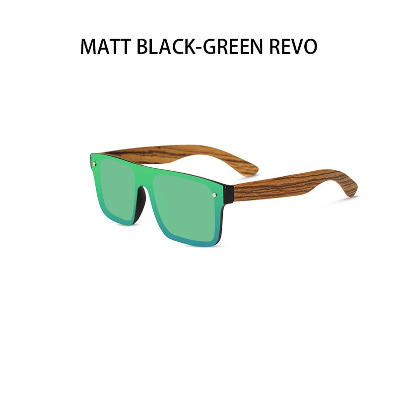 Wood Sunglasses For Men Women Polarized Sunglasses For Men Square  Anti Glare Driver Mirror Sun Glasses Women UV400