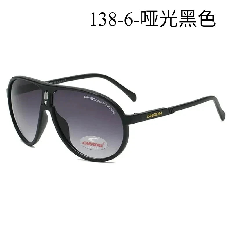 Carrera Retro Sunglasses Retro Vintage Sunglasses for Men and Women Sports Driving Metal Frame UV400 Eyewear