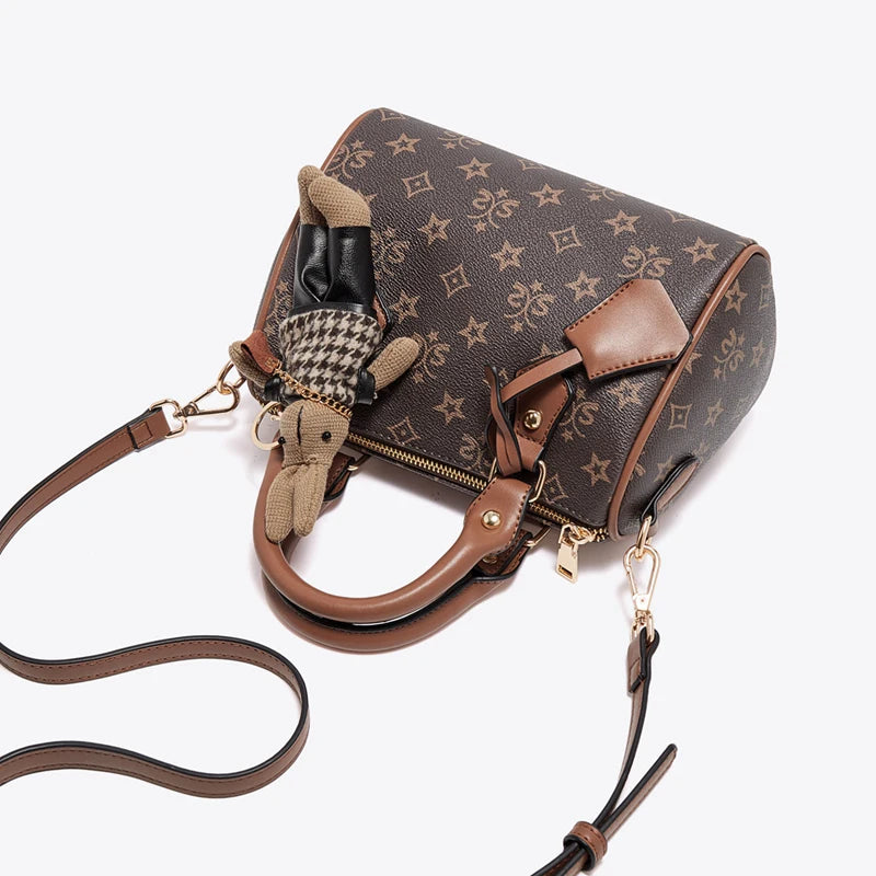 FOXER Brand Top-handle Bag PVC Women Shoulder Bag 2025 Winter Vintage Pillow Handbag Luxury Design Female Crossbody Purse