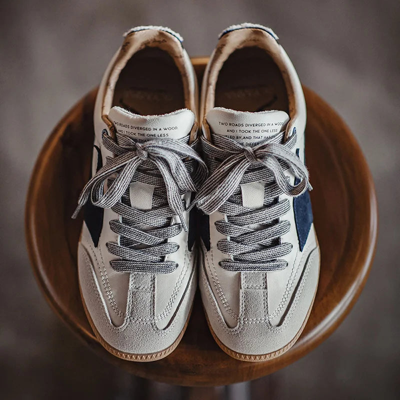 Maden Retro Jogging Shoes Classic Color-blocked Do Old Training Shoes Outdoor Low-top Sports Breathable Men's Casual Sneakers