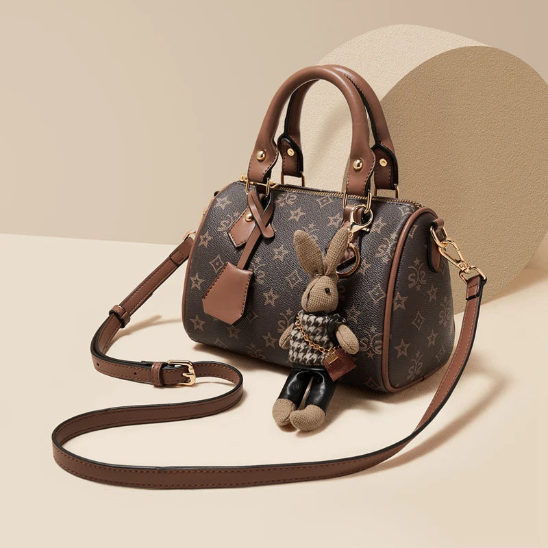 FOXER Brand Top-handle Bag PVC Women Shoulder Bag 2025 Winter Vintage Pillow Handbag Luxury Design Female Crossbody Purse