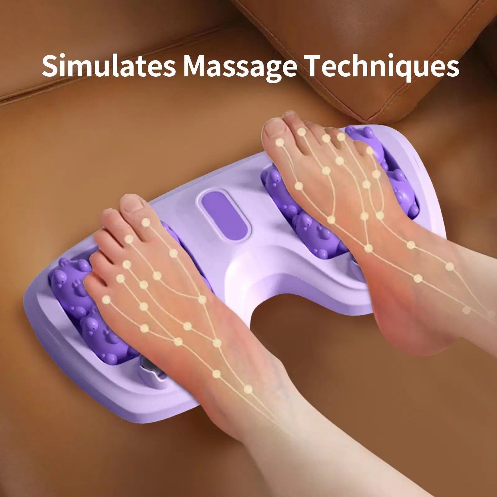 Double Foot Manual Massage Roller Foot Massage Rolling Ergonomic Relieving Tool Exercise Equipment For Women Runners Athletes