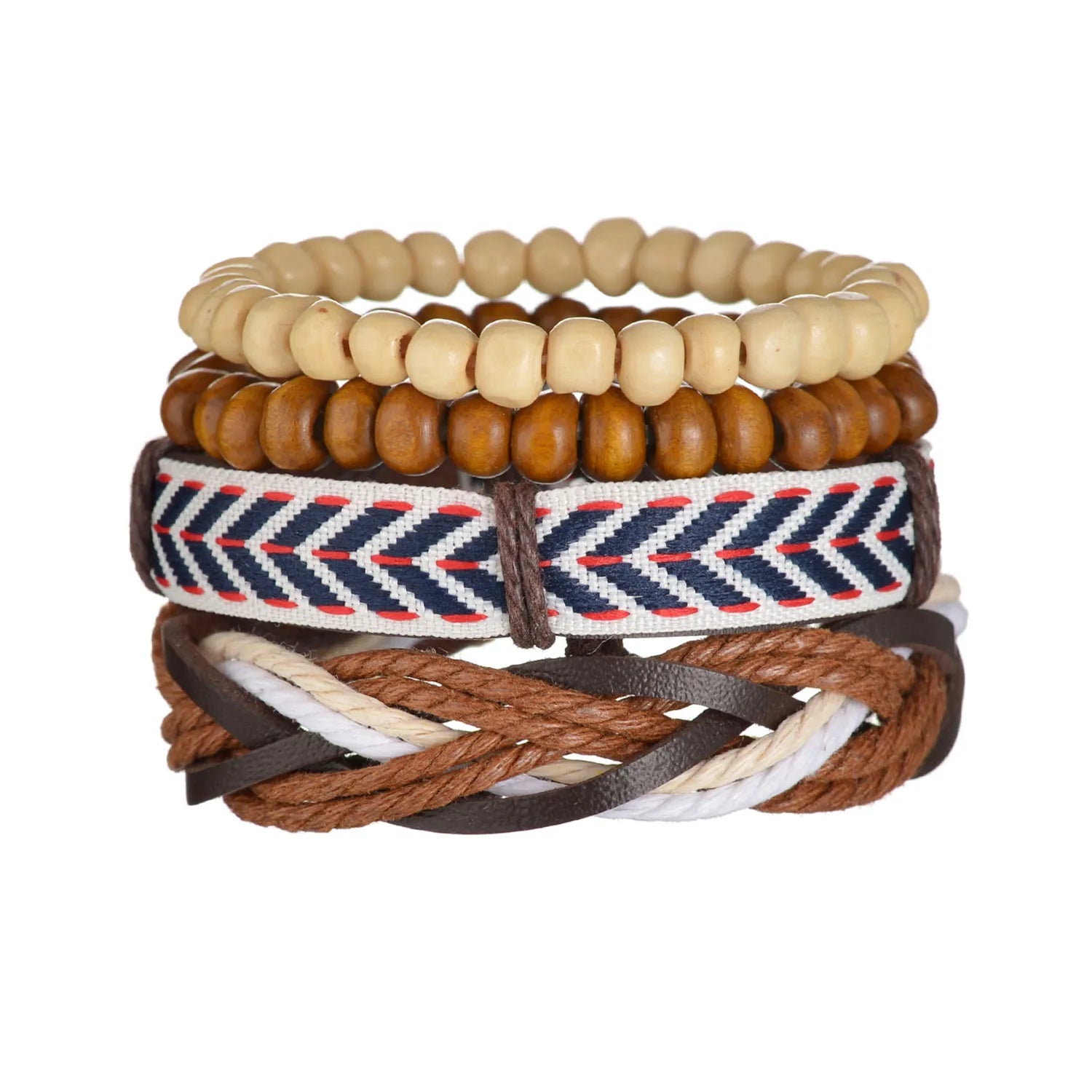 Men's Cross Leather Bracelet Prayer Multi Layer Braided Stainless Steel Fashion Classic Wristband Birthday Gift For Men Women