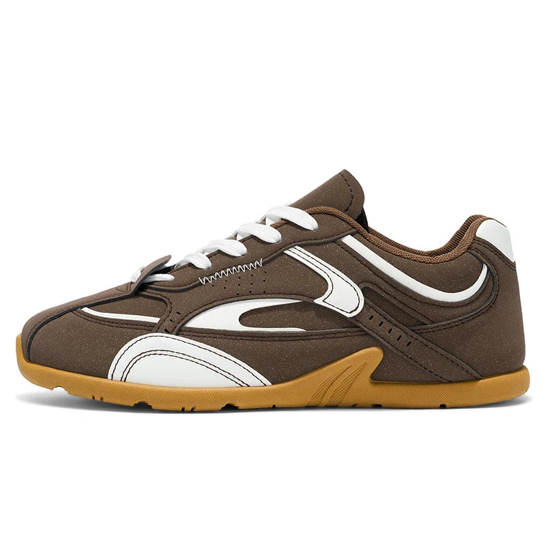 Skate Shoes For Skateboarding Man Suede Leather Trainers Rubber Sole Sport Sneake Walking Casual Leisure Skateboard Retro Trend