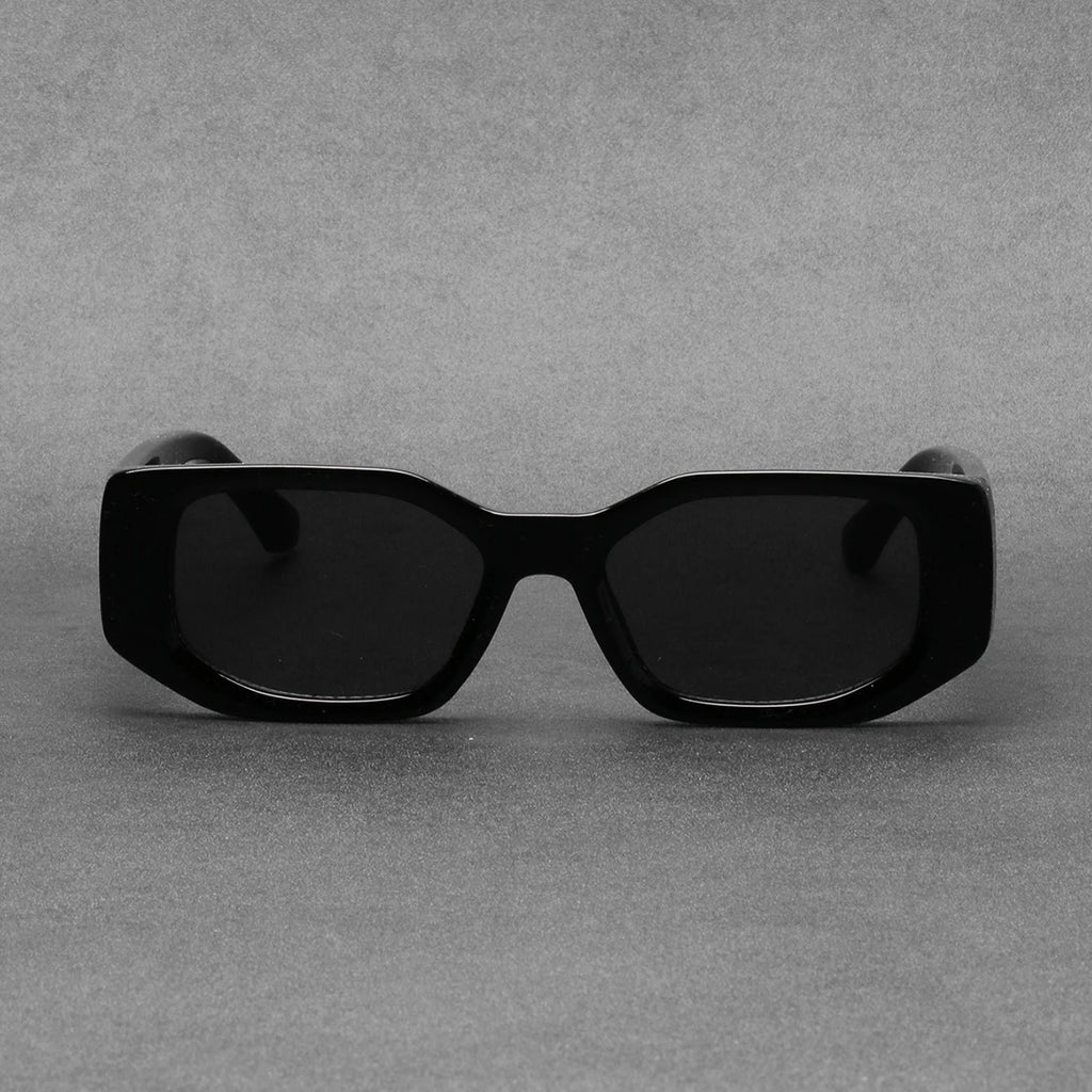 Ruiao 2025 new black classic retro designer branded concave irregular thick frame men women fashion sunglasses