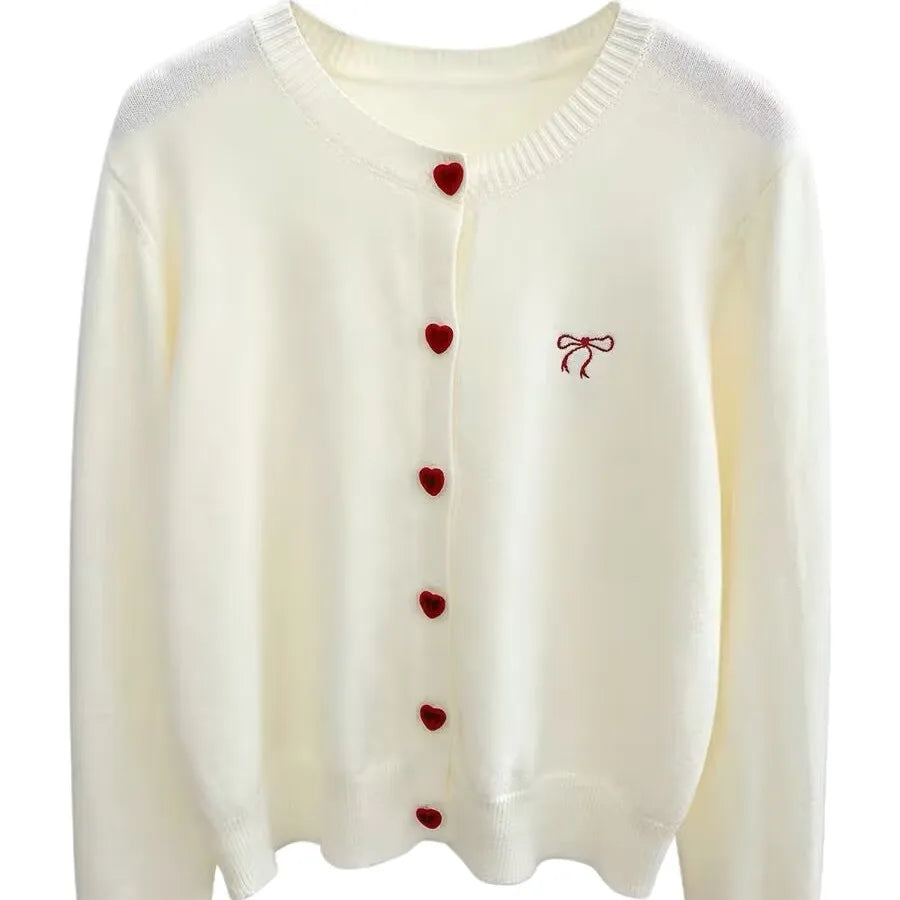 Zekye Sweet Style Long-sleeve Knitted Sweater Women 2025 Fall/winter Basic Top Cardigan Outerwear Pullover Top Ladies Sweaters