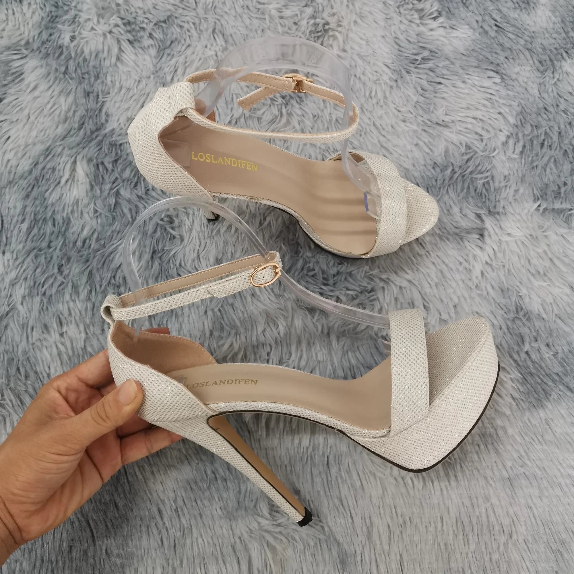 Women Sandals Sexy Open Toes 14cm Supper Flash High Heels Patent Leather Nighclub Platform Party Red Wedding Shoes Plus Size 44