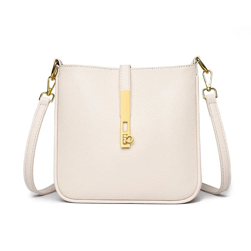 2025 new genuine leather Women's Crossbody Bag High Quality Handbag Fashion Underarm Bag French Versatile Shoulder Bag