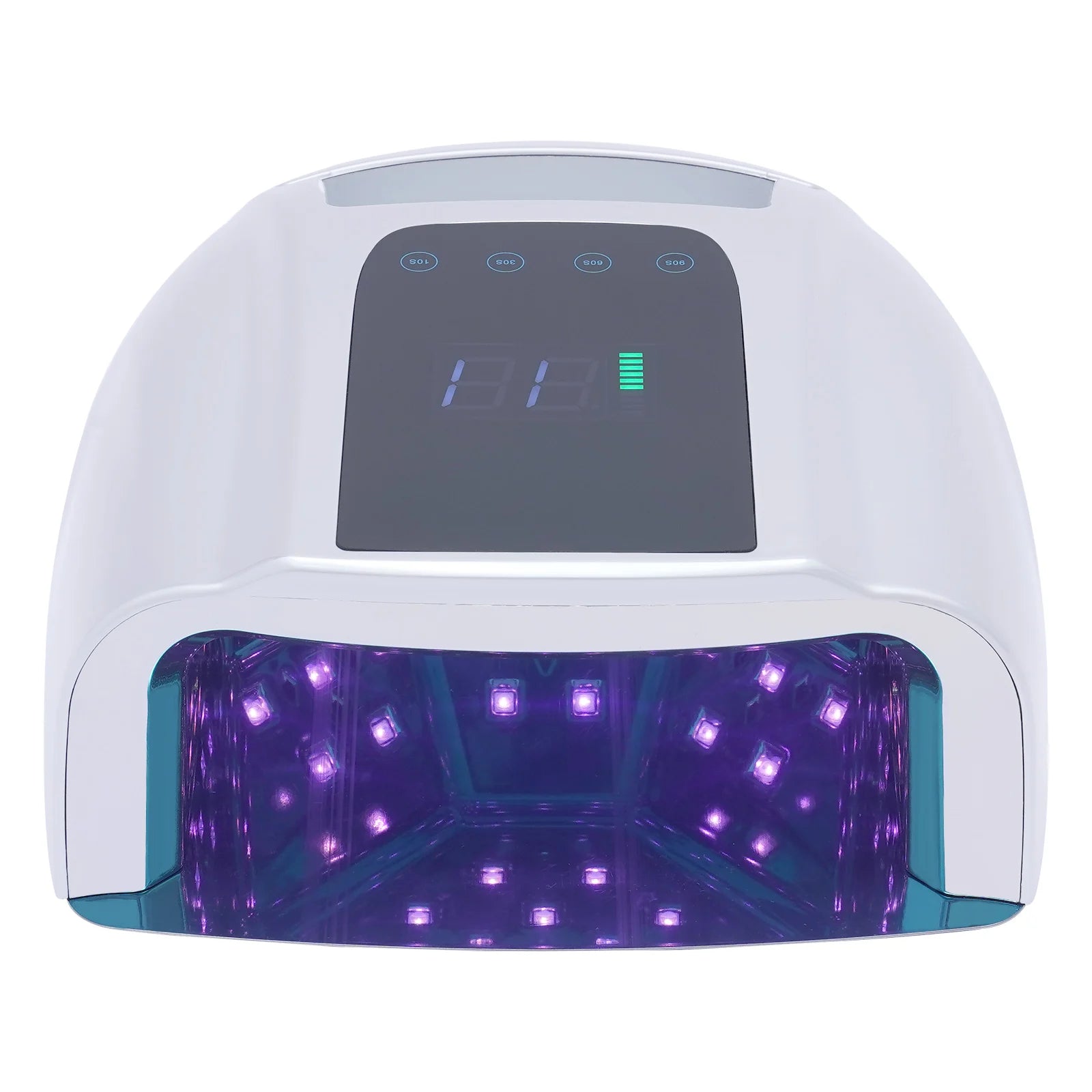 Nail Dryer 96W 42-Bead Professional Rechargeable UV LED Portable Cordless Nail Lamp Machine with Removable Stainless Steel